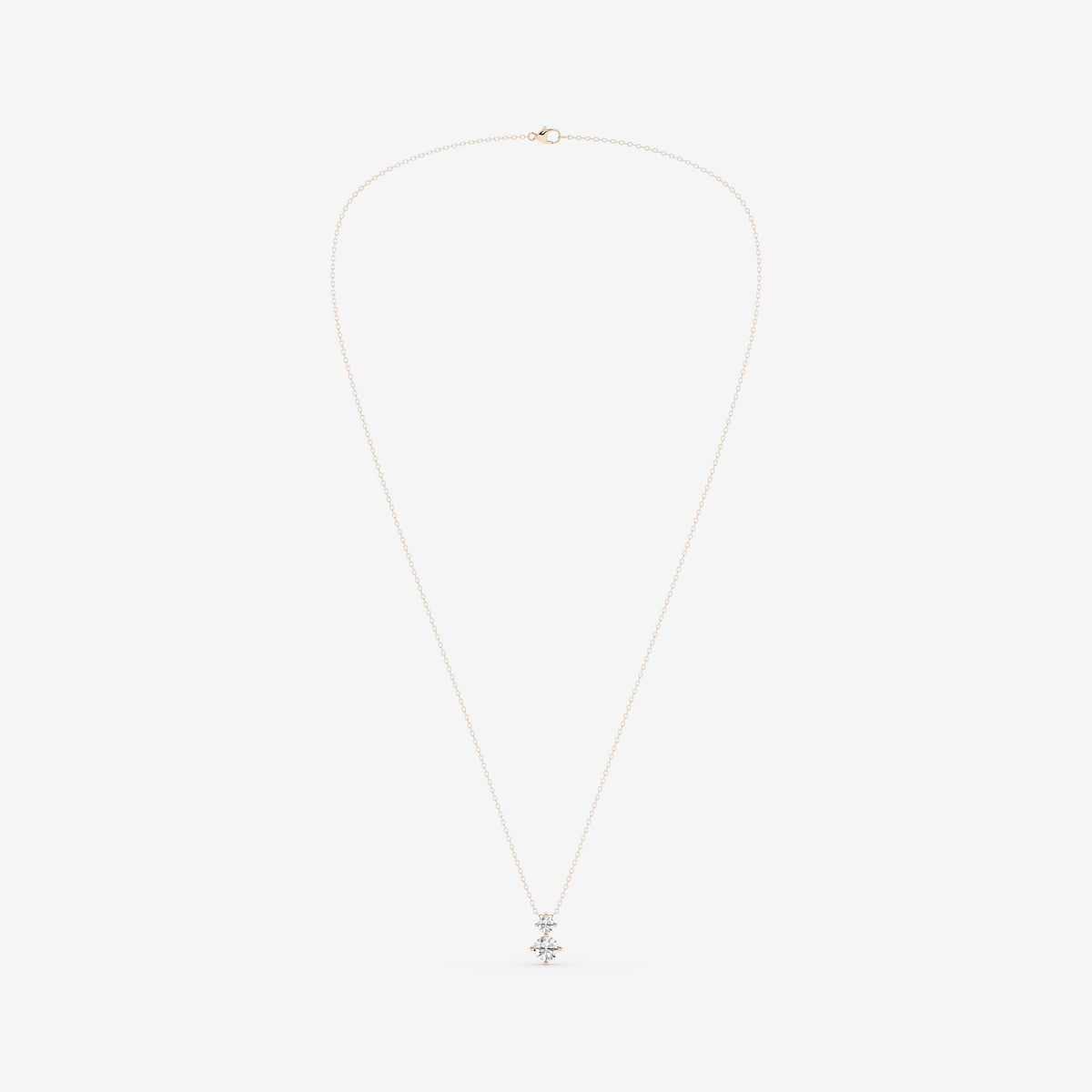 duas pedras redondas — Pendente com diamantes de laboratório | GBP078 | a6896931fed7