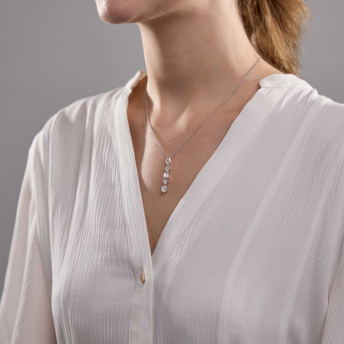 várias lapidações — Pendente com diamantes de laboratório | GBP074 | 02432a7cf0d4