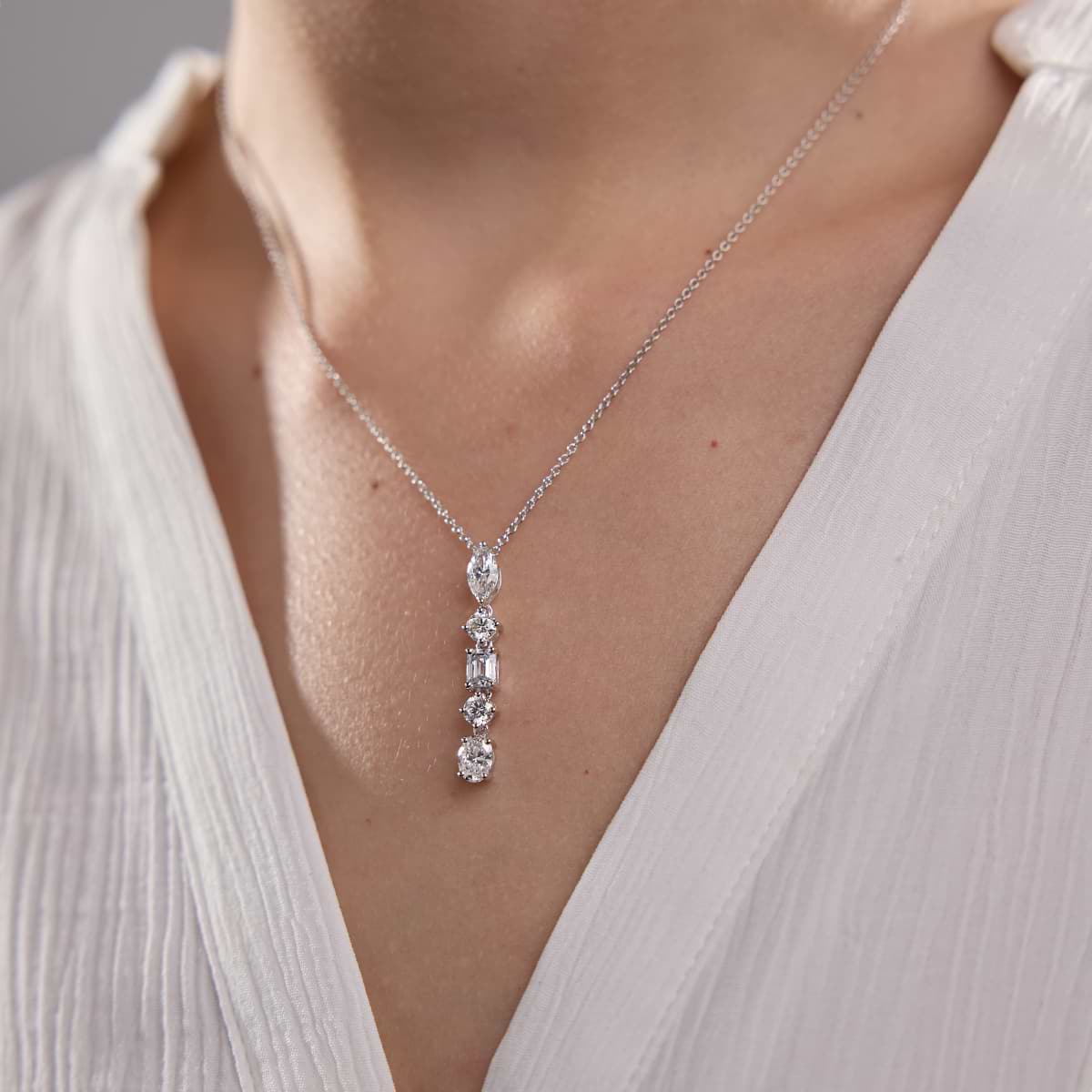 várias lapidações — Pendente com diamantes de laboratório | GBP074 | a3a131d66384