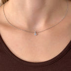 Three Prong Lab Grown Diamond Solitaire Bail-hanger — MET-WN-0041 — bron LGP330009-neck.jpg