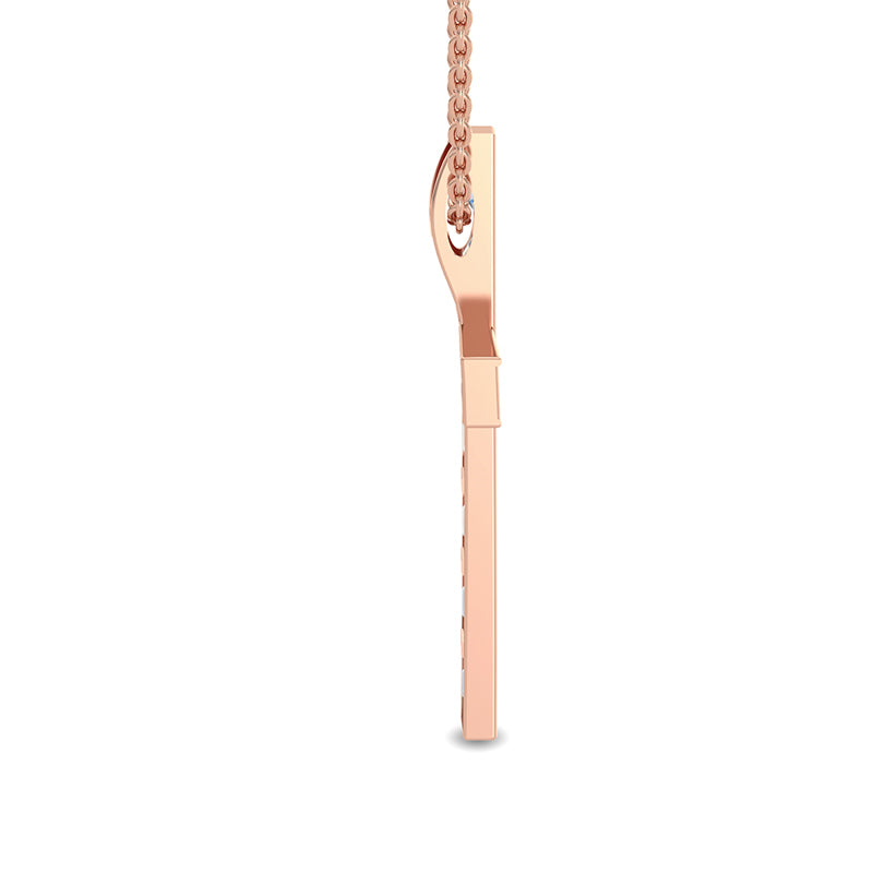 Modern Emerald Cut Lab Grown Diamond Cross Necklace (5/8ctw) — MET-WN-0038 — source LGPCR0021-3.jpg