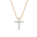 Lab Grown Diamond Cross Pendant — source LGPCR0037-1.jpg (media 46370967879783)