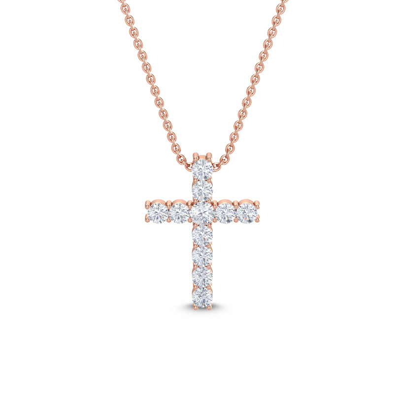 Lab Grown Diamond Cross Pendant — source LGPCR0044-1.jpg (media 46371014901863)
