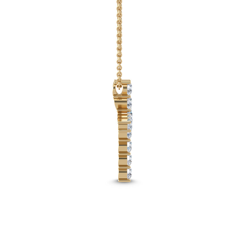 Lab Grown Diamond Cross Pendant — source LGPCR0047-3.jpg (media 46371015360615)