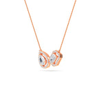 Toi et Moi Pear and Emerald Cut Lab Grown Diamond Halo Necklace (1-3/8ctw) — MET-WN-0047 — source LGRFN0012-2.jpg