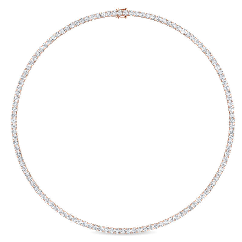 Four Prong Round Lab Grown Diamond Tennis Necklace — MET-WN-0044 — source LGRFN0014-1.jpg