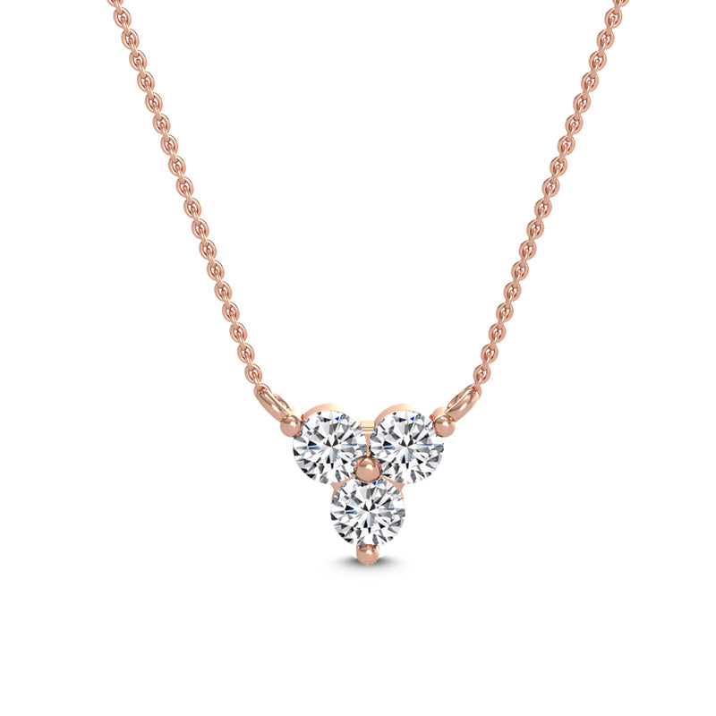 Three Stone Cluster Lab Grown Diamond Pendant — source LGRFN0024-1.jpg