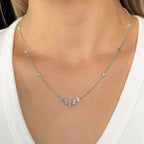 Emerald Love Lab Grown Diamond Necklace (2ctw) — MET-WN-0031 — source LGWFN0053-neck.jpg