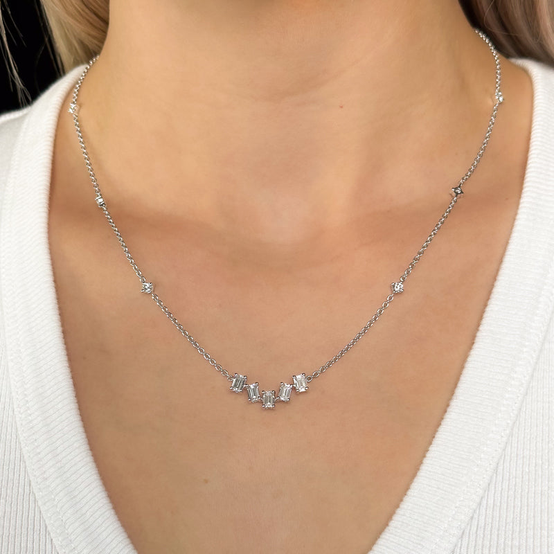 Emerald Love Lab Grown Diamond Necklace (2ctw) — MET-WN-0031 — source LGWFN0053-neck.jpg