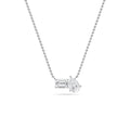 Linear Toi et Moi Pear and Emerald Cut Lab Grown Diamond Necklace (1ctw) — MET-WN-0037 — source LGWFN0057-1.jpg