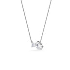Linear Toi et Moi Pear and Emerald Cut Lab Grown Diamond Necklace (1ctw) — MET-WN-0037 — source LGWFN0057-2.jpg