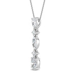 Multi Shape Lab Grown Diamond Drop Necklace (1-5/8ctw) — MET-WN-0039 — source LGWFN0058-2.jpg