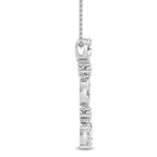 Multi Shape Lab Grown Diamond Drop Necklace (1-5/8ctw) — MET-WN-0039 — source LGWFN0058-3.jpg