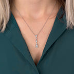 Multi Shape Lab Grown Diamond Drop Necklace (1-5/8ctw) — MET-WN-0039 — source LGWFN0058-neck.jpg