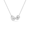 Toi et Moi Pear and Emerald Cut Lab Grown Diamond Halo Necklace (1-3/8ctw) — MET-WN-0047 — source LGWFN0060-1.jpg
