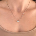 Toi et Moi Pear and Emerald Cut Lab Grown Diamond Necklace (3/4ctw) — MET-WN-0046 — source LGWFN0061-neck.jpg