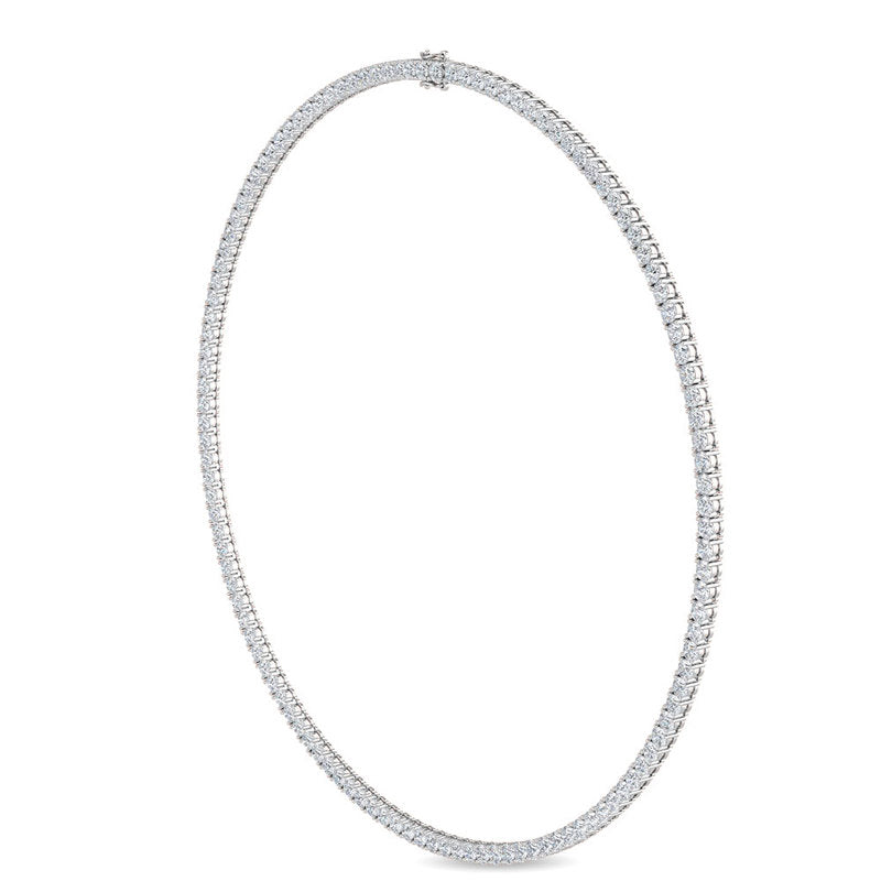 Four Prong Round Lab Grown Diamond Tennis Necklace — MET-WN-0044 — source LGWFN0063-2.jpg