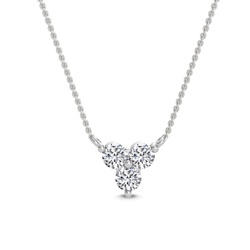 Three Stone Cluster Lab Grown Diamond Pendant — source LGWFN0087-1.jpg