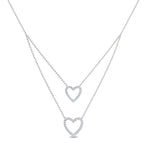 Collana con diamanti coltivati in laboratorio con doppio cuore — MET-WN-0027 — fonte LGWFN0099-1.jpg