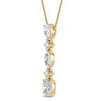 Multi Shape Lab Grown Diamond Drop Necklace (1-5/8ctw) — MET-WN-0039 — source LGYFN0013-2.jpg