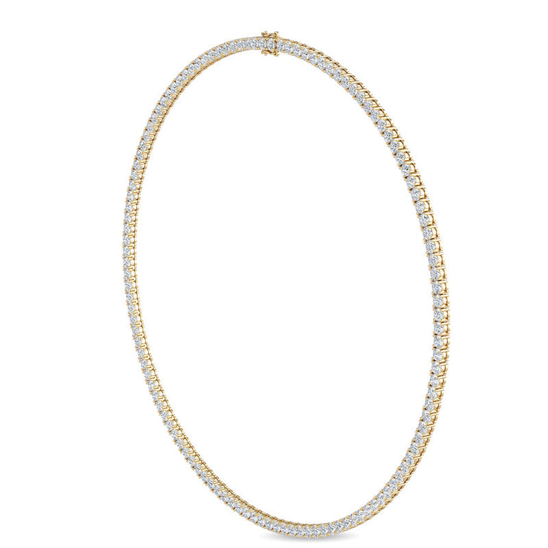 Four Prong Round Lab Grown Diamond Tennis Necklace — MET-WN-0044 — source LGYFN0017-2.jpg