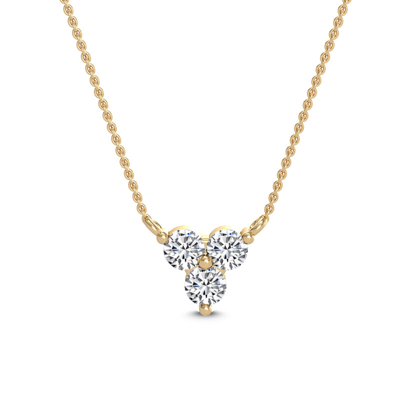 Three Stone Cluster Lab Grown Diamond Pendant — source LGYFN0028-1.jpg