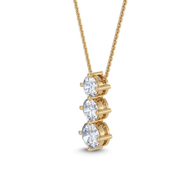 Three Stone Lab Grown Diamond Drop Necklace — source LGYFN0035-2.jpg