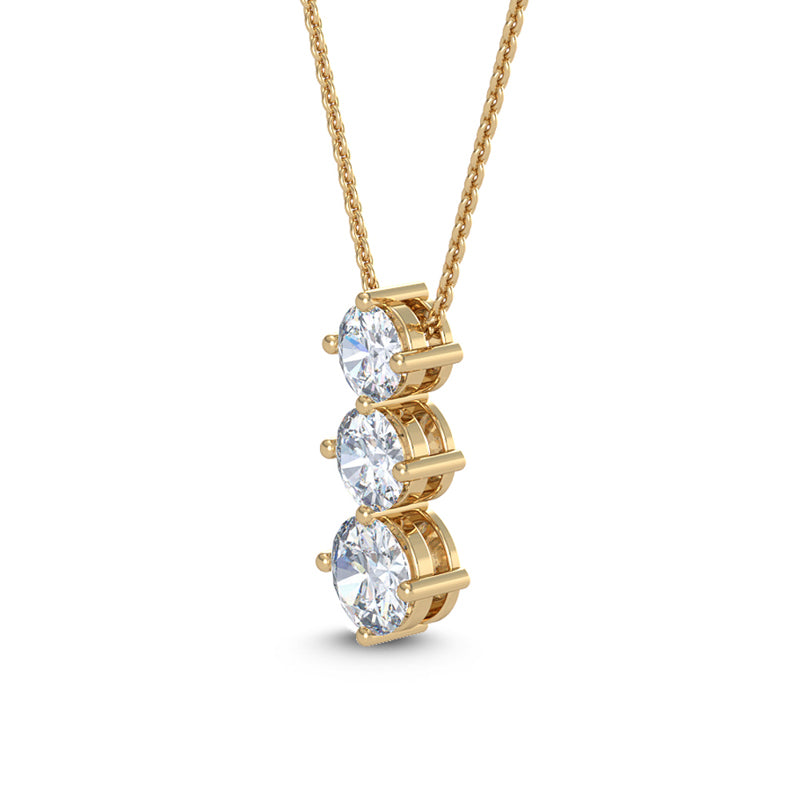 Three Stone Lab Grown Diamond Drop Necklace — source LGYFN0036-2.jpg