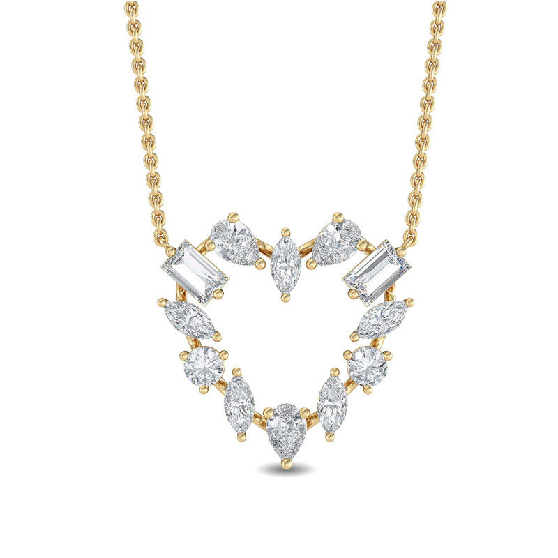 Elegant Shapes Lab Grown Diamond Heart Necklace (1ctw) — MET-WN-0030 — source LGYFN0045-1.jpg
