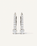 Leverback Lab-Grown Diamond Drop Earrings in white gold, view 1 | MET-RE-0008-M01