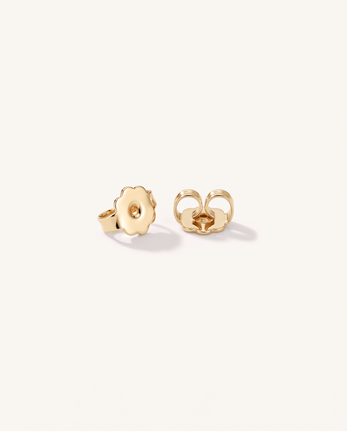 Pear-Shaped Lab-Grown Diamond Cluster Earrings in yellow gold, view 5 | MET-RE-0021-M08