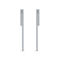 Linear Lab-Grown Diamond Drop Earrings in white gold, view 1 | MET-RE-0029-M01