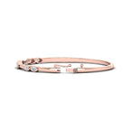 Harmony Marquise Bangle (3/4ctw) — MET-WB-0004 - 14K Rose Gold