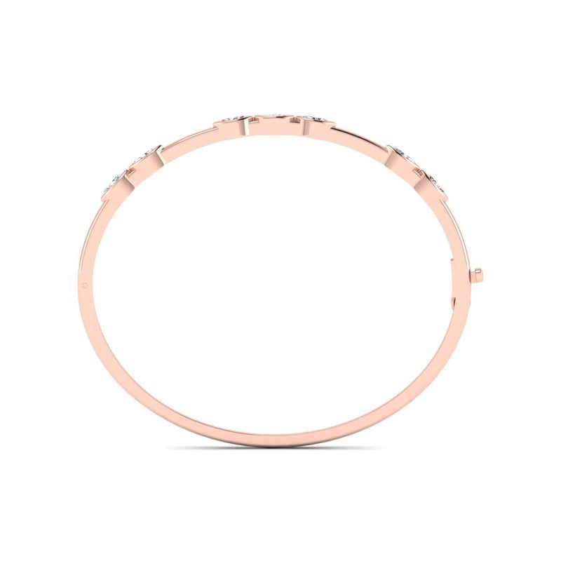 Harmony Marquise Bangle (3/4ctw) — MET-WB-0004 - 14K Rose Gold