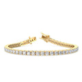 Yellow Gold 6ctw Lab Grown Diamond Tennis Bracelet