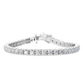 White Gold 18ctw Lab Grown Diamond Tennis Bracelet