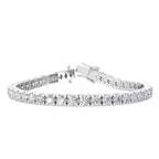 White Gold 18ctw Lab Grown Diamond Tennis Bracelet