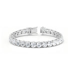 White Gold 26ctw Lab Grown Diamond Tennis Bracelet