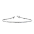 White Gold 2ctw Lab Grown Diamond Tennis Bracelet