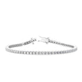 White Gold 3ctw Lab Grown Diamond Tennis Bracelet