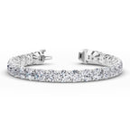 White Gold 26ctw Rivera Tennis Bracelet