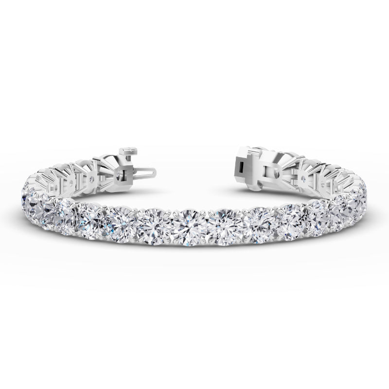 White Gold 26ctw Rivera Tennis Bracelet