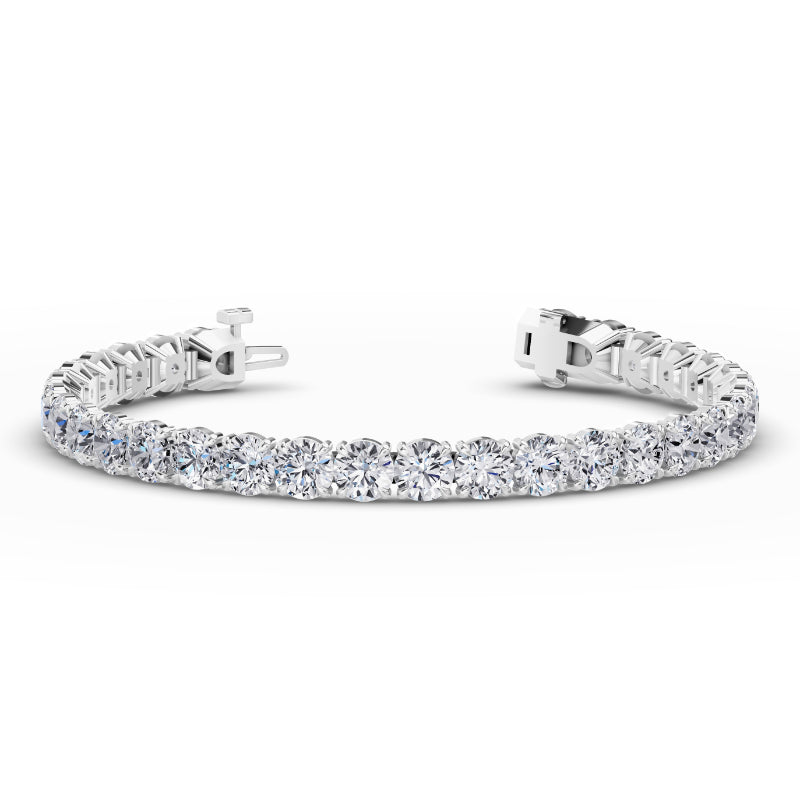 White Gold 21ctw Rivera Tennis Bracelet