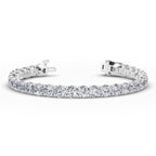 White Gold 21ctw Rivera Tennis Bracelet