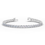 White Gold 10ctw Rivera Tennis Bracelet