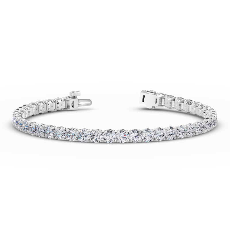 White Gold 10ctw Rivera Tennis Bracelet