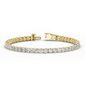 Yellow Gold 7ctw Rivera Tennis Bracelet