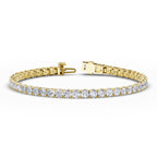 Yellow Gold 7ctw Rivera Tennis Bracelet