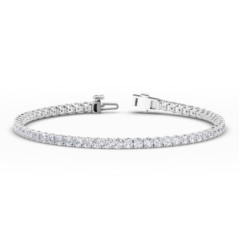 White Gold 5ctw Rivera Tennis Bracelet