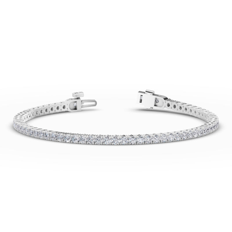 White Gold 3ctw Rivera Tennis Bracelet